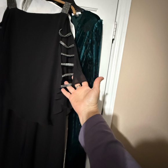 MSK Black Wide Leg Jumpsuit - Picture 8 of 9